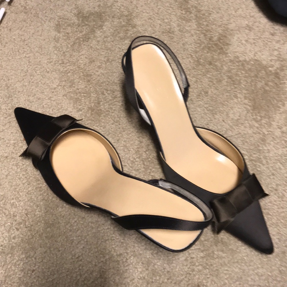 jcrew sling back heels